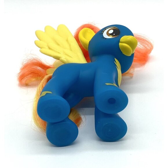 My Little Pony FIM G4 Wonderbolts Spitfire Blue Orange Yellow Lightning Bolt 6” - Picture 6 of 7